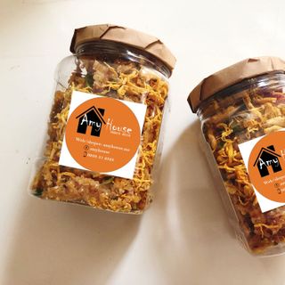 Cơm cháy lắc khô gà