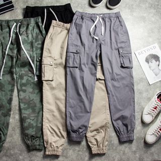 Quần Jogger Kaki Túi Hộp