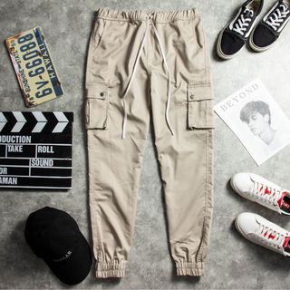 Quần Jogger Kaki Túi Hộp