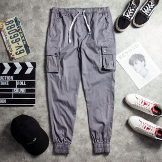 Quần Jogger Kaki Túi Hộp