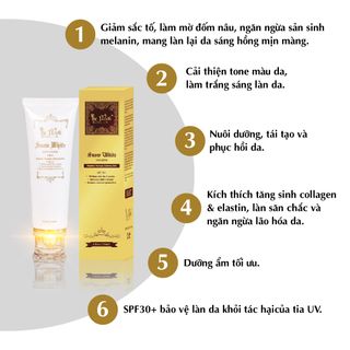 The Myth - Snow White Body Lotion Tắm Trắng Tuýp 120ml
