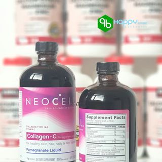MẪU MỚI 2019 Collagen Neocell C Dạng Nước Uống Pomegranate 4000mg 473ml Mỹ