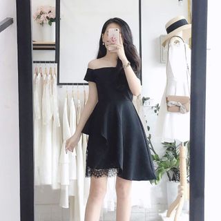 Đầm cổ u sẽ cách điệu