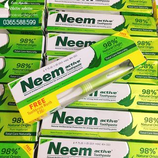 Kem đánh răng thảo dược Neem Active Toothpaste Ấn Độ
