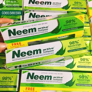 Kem đánh răng thảo dược Neem Active Toothpaste Ấn Độ