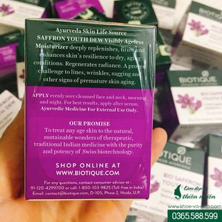 Bio Saffron Dew – Kem dưỡng da ngăn ngừa lão hóa nhập từ Ấn Độ