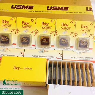 Saffron Ấn Độ - Nhụy hoa nghệ tây Baby Brand Saffron loại 1g