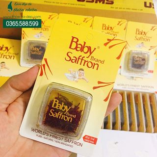 Saffron Ấn Độ - Nhụy hoa nghệ tây Baby Brand Saffron loại 1g giá sỉ