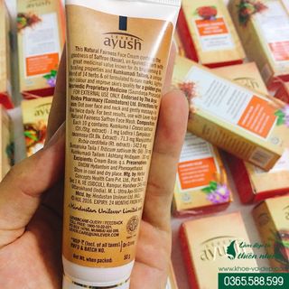 Kem dưỡng trắng da Saffron Lever Ayush – Nhập từ Ấn Độ