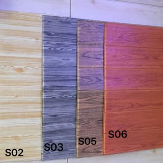Xốp Dán Tường Giả Gỗ 3D