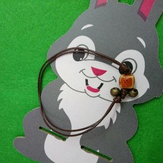 Vòng tay hạt gốmDây rút