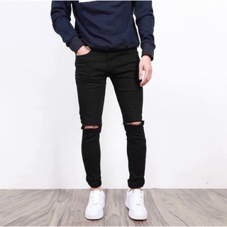 Quần jeans đen nam