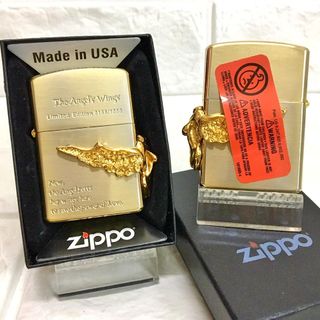 BẬT LỬA ZIPPO MỸ HÌNH NỔI ANGELS WINGS CÓ TEM ĐỎ TẶNG KÈM TÚI XÁCH - XÀI XĂNG giá sỉ