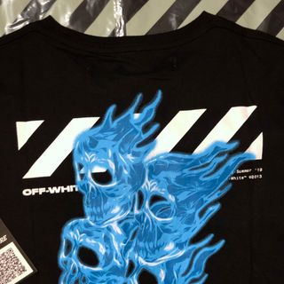 OffWhite Diag Skulls ss19 đầu nâu lửa