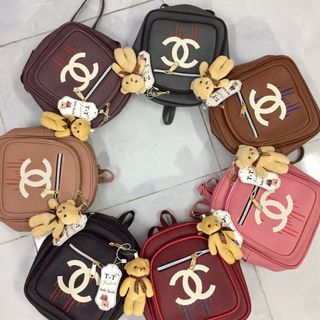 cặp da kèm gấu ảnh thật 100