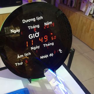 Đồng hồ lịch vạn niên led treo tường - NEWMOON