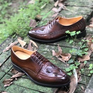 giày lười da nam - chất da bò nguyên tấm 100đế cao su chắc chăn đế êm