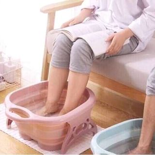 chậu ngâm chân massage gấp gọn
