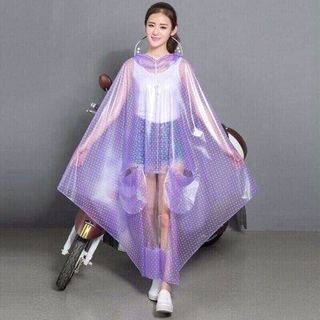 áo mưa chấm bi