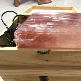 Đá muối himalaya - 1 cục mặt phẳng