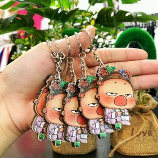 Móc khóa gỗ siêu cute