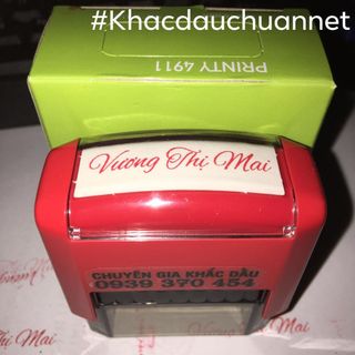 Khắc dấu tên khắc dấu chức danh