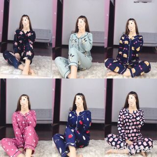 Bộ pizama tay dài quần dài