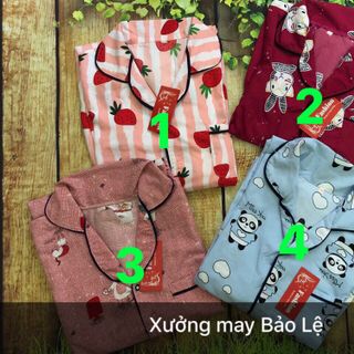 Bộ pizama tay dài quần dài