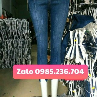 Quần jean 9 tấc nữ thời trang