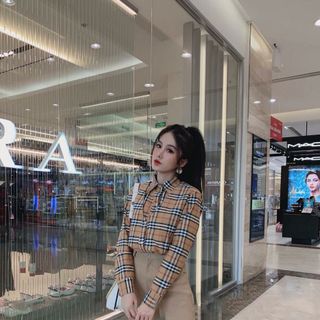 Combo 3 món bơ be ri Quần tây áo sát tay sơ mi cổ V