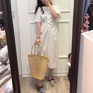 Váy đai chéo bụng