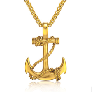 VÒNG CỔ MỎ NEO THÉP TITAN NAM