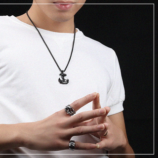 VÒNG CỔ MỎ NEO THÉP TITAN NAM