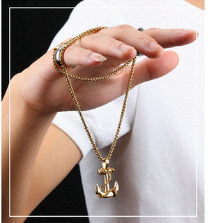 VÒNG CỔ MỎ NEO THÉP TITAN NAM