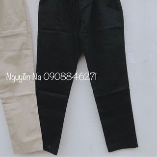 Hình Thật Baggy kaki co giãn QC