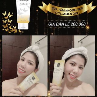 Tắm trắng không bọt Collagen