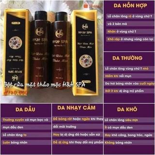 Bột Rửa Mặt Thảo Mộc HH Spa