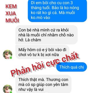 Kem xua muỗi