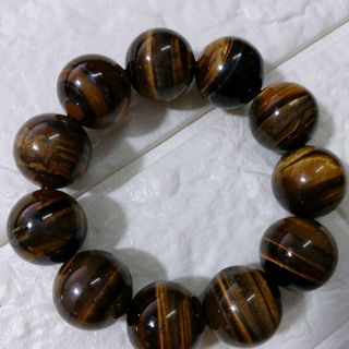 VÒNG ĐÁ MẮT HỔ NÂU VÀNG 20 MM