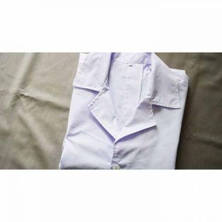 Áo Blouse áo bác sĩ áo dược sĩ tay ngắn thân ngắn nam/nữ