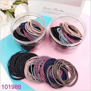 Dây chun cột tóc set 100 cái giá sỉ giá bán buôn