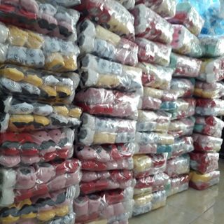 Giày tập đi cho bé giày vớ vải cho bé sơ sinh từ 0-18 tháng tuổi hình tuần lộc giáng sinh