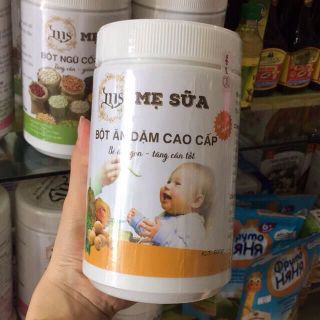Bột ăn dặm cho bé có rau - không rau