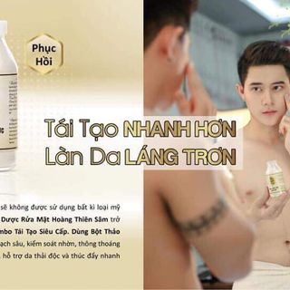 Bột Thảo Dược rửa mặt HOÀNG THIÊN SÂM