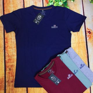 Áo thun cổ tròn cotton 4 chiều