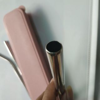 Ống hút inox size 215 x 8mm