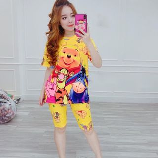 Bộ ngố cao cấp hình gấu vàng