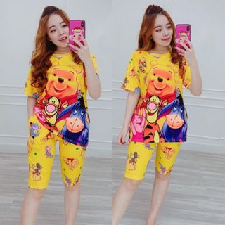 Bộ ngố cao cấp hình gấu vàng