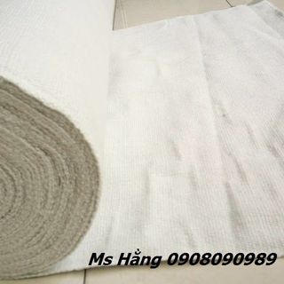 Vải ceramic cách nhiệt chống cháy 1260 độ C vải có sợi thép mỏng bên trong