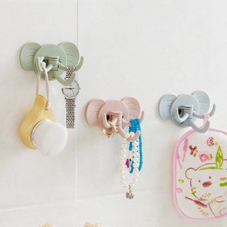 Móc dán treo tường hình con voi